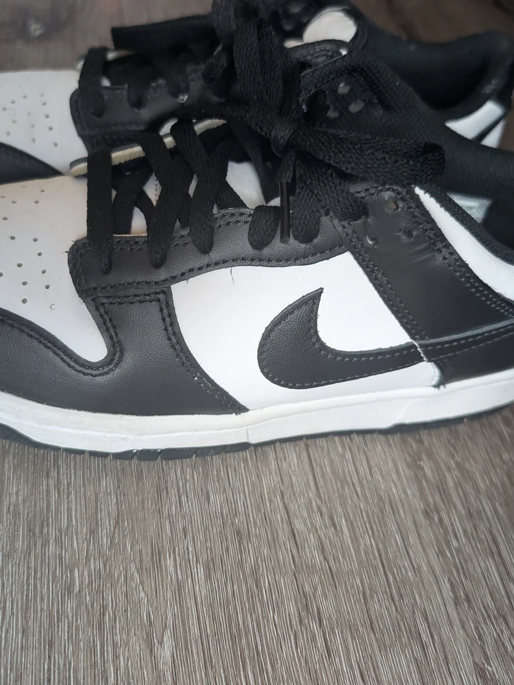 Nike Black and White Low-Top Sneakers Panda